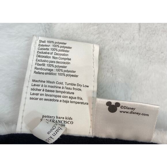 Pottery Barn Kids Disney Mickey Mouse Baby Security Blanket Lovey Stuffed Plush - Picture 10 of 13